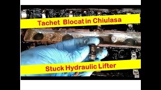 Tachet blocat in chiulasa Z12XE Stuck hydraulic lifter Corsa C [upl. by Alehcim470]