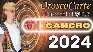 Cancro ♋ Oroscopo 2024  OroscoCarte  Lettura con Tarocchi  Exoteric World [upl. by Latif]