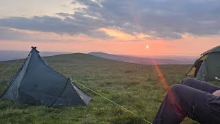 Wild camping at Great cockup Louthwaite Longdale Little sca fell Brae fell and Meal fell [upl. by Pren27]