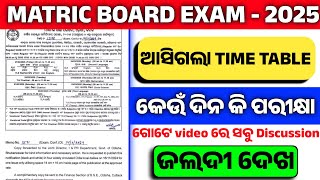 10th exam time table 2025  10th board exam 202425 time table  10th class board exam time table [upl. by Jedthus744]