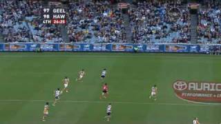 AFL 2009 Round 17 Geelong v Hawthorn Final 5mins [upl. by Lauri]