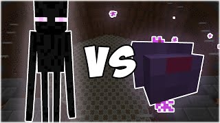 Enderman vs Endermite  Minecraft Mob Battle [upl. by Sato]