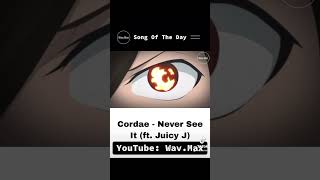 Cordae  Never See It ft Juicy J Anime Visualizer [upl. by Akemahc]