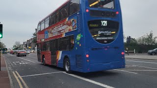 REPAINTED amp NEW GNE LOGO X Lines X21 to Durham  Go North East 6945  LX57 CJE [upl. by Ttocserp]