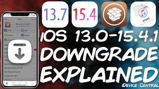 iOS 13  1541 DOWNGRADE  Upgrade For Jailbreak  SEP Baseband Blobs EXPLAINED  Compatibility [upl. by Obie]