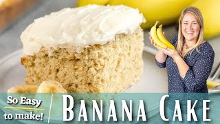 Easy Banana Cake [upl. by Bibeau]