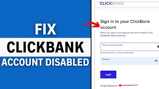 How To Fix Clickbank Account Disabled  2024 Guide [upl. by Chlo]