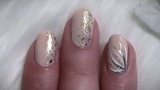 Einfaches Nude Nageldesign für kurze Nägel selber machen  Simple Nail Art Design for short nails [upl. by Budge]