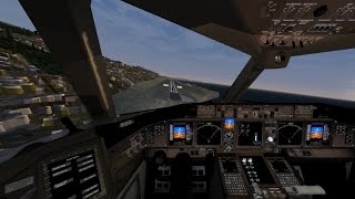 ✅ 🔴✈️Flightgear 201610 LPMA Boeing 777 KLM Landing amp take off Madeira Pilot View [upl. by Fessuoy]