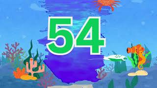 Count Numbers together from 50 to 60 numbers preschoolactivities [upl. by Ssor]