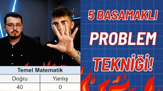 5 ADIMDA PROBLEMLERİ HALLET Bu Çözüm Yöntemini Görmelisin  yks tyt [upl. by Elonore704]