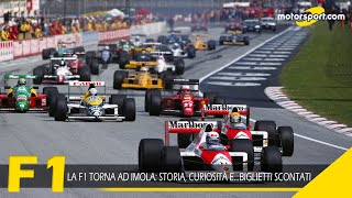 La F1 torna ad Imola storia curiosità ebiglietti scontati [upl. by Atsyrt]