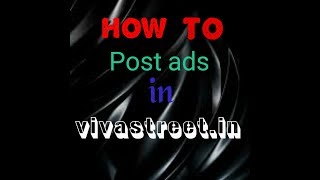 How to post ads in vivastreetin [upl. by Jean]