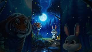 The Brave Rabbit and the Ghostly Tiger An Enchanted Jungle Taleshorts trending ViralShortsin22 [upl. by Nove]