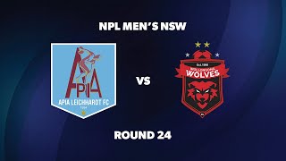 NPL Men’s NSW Round 24 APIA Leichhardt FC v Wollongong Wolves FC [upl. by Aileve]