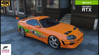 Toyota Supra need for Speed  Forza Horizon 4  RTX 3060  4K  Gameplay  RaymaDriving [upl. by Xuerd]