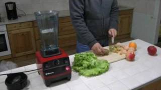 Rohkost Video grüner Smoothie mit Vitamix TNC 5200 [upl. by Jegger]