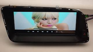 KiriNavi 88quot Android Car Audio For Audi Q5 GPS Navigation Radio Stereo DVD Player BT PM3 RDS [upl. by Lynda]