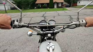 1975 Suzuki TS400 walk around and ride [upl. by Cand]