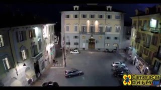 Riprese Aeree Drone  Ivrea Ponte Passerella amp Centro By Night [upl. by Nitnelav]