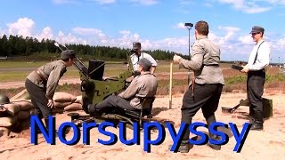 Lahti L39 Norsupyssy antiaircraft gun [upl. by Peyter]