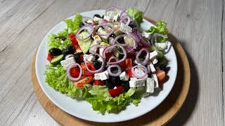 Griechischer Salat  Rezepte  Schnell machen und kochen [upl. by Vyky]