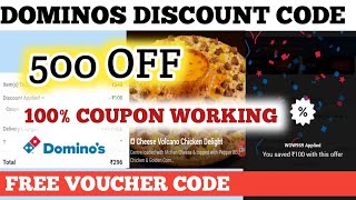 dominos discount code  dominos coupon code today  new offer [upl. by Zippel]