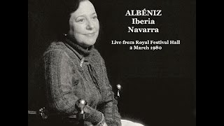 Alicia de Larrocha plays Albéniz  Iberia  Navarra 1980 Live [upl. by Aisetra]