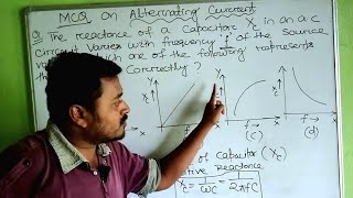 Capacitive ReactanceXcVariation with Frequency Of AC〽️ ImportantMCQForPHYSICS 2025 [upl. by Chara]