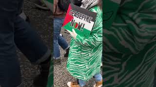 People of Leeds staging a silent march to demand an end to the Israeli genocidal war in Gaza [upl. by Phillane225]