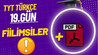 19 FİİLİMSİLER  21 Günde TYT Türkçe Kampı [upl. by Animlehliw]