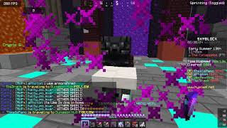 wither shield drop 323th run Hypixel Skyblock [upl. by Crudden]