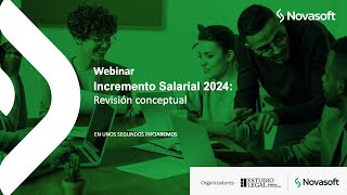 Webinar Incremento Salarial 2024  Revisión Conceptual [upl. by Buiron]