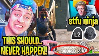 Ninja FIGHTS Tfue amp Scoped Then Explains How MANDATORY Controller Teammates are in Season 2 [upl. by Bradly840]