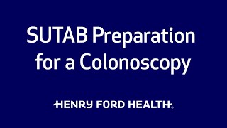 Sutab Preparation for a Colonoscopy [upl. by Drofliw]