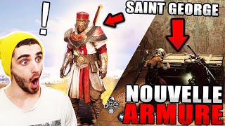 ASSASSINS CREED VALHALLA  AVOIR LA NOUVELLE ARMURE DE LÉGENDAIRE SAINT GEORGE  Maj 112 [upl. by Ilatan186]