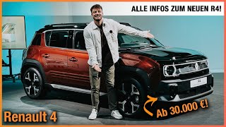 Renault 4 im Test 2025 Alle Infos zum NEUEN R4 Review  Innenraum  Iconic  ETech  Preis [upl. by Berky]