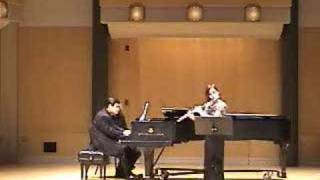 Paul Hindemith Sonata for Flute and Piano  Mvt 1 [upl. by Dacia899]