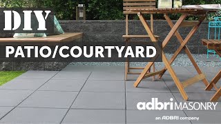 How to DIY Pave a Courtyard or Patio with Jason Hodges  Adbri Masonry [upl. by Terzas147]