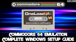 OneLoad64 Commodore 64 Games Collection  Vice Setup  Download Link 2023 [upl. by Lenrad]