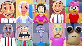 NEW TEAMWORK OBBY ESCAPE Team Teacher Escape Team Evil Mom Dentist Alien Team Evil Queenroblox [upl. by Adnawal]