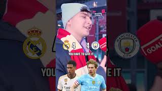 REAL MADRID v MANCHESTER CITY HEADTOHEAD 🥵 shorts [upl. by Tab]