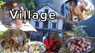 Village life  Xouwa Manaudei Kirati culture Udhouli  Khotang Chipring [upl. by Caiaphas]