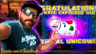 GOT THE MYTHICAL UNICOW MAX BET Invaders Return From the Planet Moolah  CASINO SLOTS BONUS [upl. by Bac591]