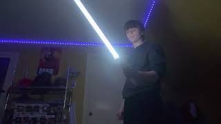 Damiensaber BaseLit RGB Lightsaber Showcase [upl. by Urien]