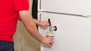 How To Build A Beer Fridge Using a Kegerator Conversion Kit [upl. by Adliw]