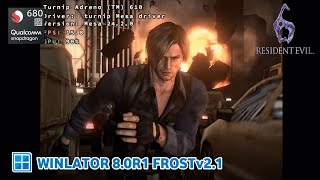 Winlator Frost  RESIDENT EVIL 6  Snapdragon 680 [upl. by Atirrehs175]