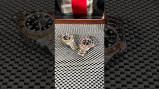 Rolex GMT Master II Steel and Gold Black Dial Watches  SwissWatchExpo [upl. by Yarod]