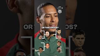 VAN DIJK ranks WORLD 11 LEGENDS in FOOTBALL KNOCKOUT 🥊 shorts soccer [upl. by Stanly]