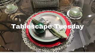 Christmas Tablescape tablescapetuesdays2023 [upl. by Retrop911]